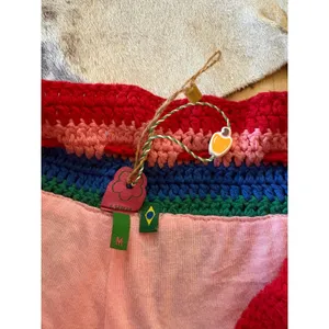 FARM RIO Colorful Crochet Knit Shorts Size‎ Medium thumbnail 4