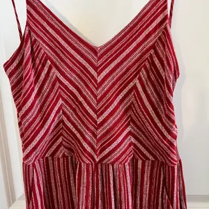 One Clothing Red Striped Romper thumbnail 3