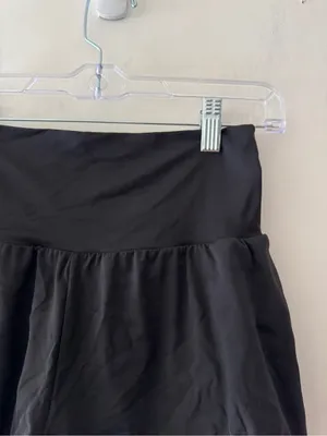 Halara Black Athletic Shorts Double Layer 2 in 1 thumbnail 2