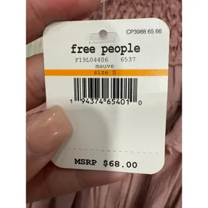 Free People Adella Cami Crochet‎ Lace Sleeveless Tiered Boho Western Top Mauve S thumbnail 3