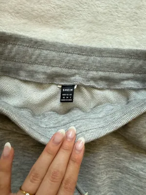 Shein Sweat Skirt Grey thumbnail 3