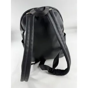 Freshly Picked Classic Diaper Bag Backpack Black Vegan Leather Padded Straps thumbnail 3