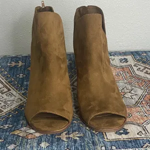 Zigi Girl Fall Brown Open Peep Toe Heel Boots Women’s Size 11M thumbnail 4