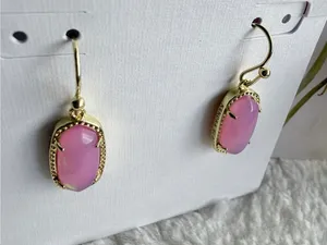 Kendra Scott Elisa Pink Opalescent Resin And Gold thumbnail 2