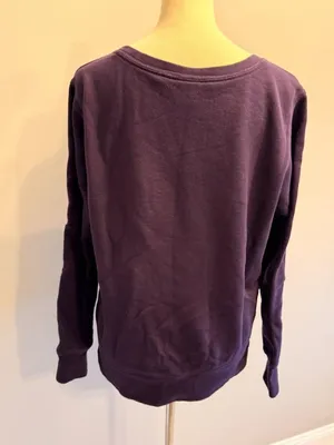 Nike women's medium purple/gray thick sweatshirt MSRP $75 thumbnail 7