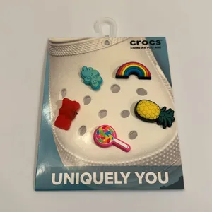 CROCS Jibbitz Happy Candy 5 Pack Charms thumbnail 2