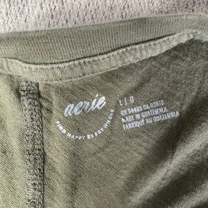 Aerie Oversized Dolman Sleeve Tunic Top Olive Green Women's Size L thumbnail 3