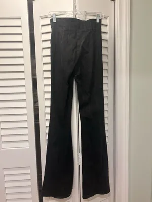 Free People We The Free Jayde Flare Jeans Onyx Black Size 27 thumbnail 5