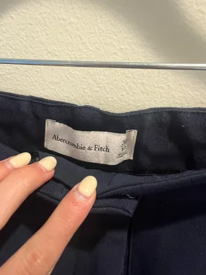 Navy abercrombie work slacks thumbnail 2