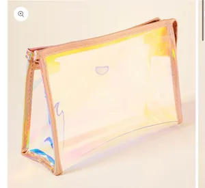 Iridescent Transparent Pouch Bag Multiple thumbnail 1