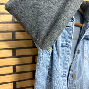 Hollister‎ Denim Sweatshirt Jacket Size Small thumbnail 5