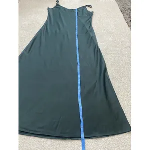 House of Harlow 1960 Green Satin V-Neck Slip Midi Dress Adjustable Straps M thumbnail 12