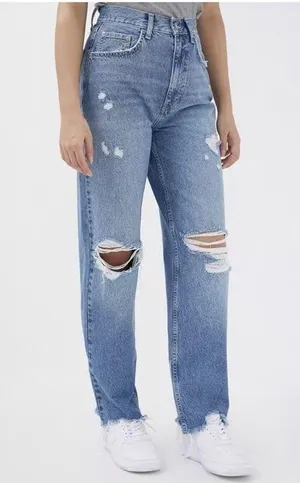 BDG High-Rise Baggy Ripped Jeans thumbnail 2