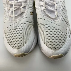 Nike Air Max 270 White Gold Womens Running Shoes‎ Sneakers Size 7 DM3080-100 thumbnail 12
