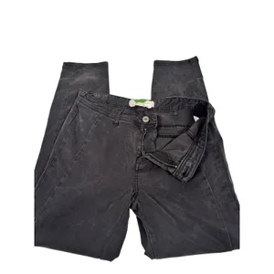 Anthropologie A View From The West‎ Black Button Ankle Straight Leg Pants 28 thumbnail 5