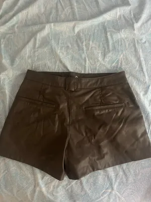 ZARA Leather Skort thumbnail 2
