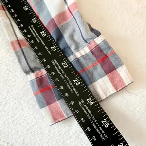 Wrangler Western Plaid Pearl Snap Shirt Womens Size S Red White Blue Cowgirl Y2K thumbnail 3