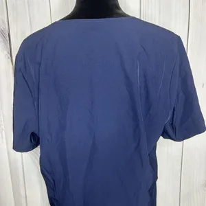 Figs Technical Collection Catarina Scrub Top Womens XL Navy Blue One-Pocket thumbnail 7