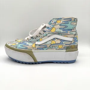 Vans Sk8-Hi Platform UV Ink Sunwaves Canvas Sneaker Size 7 Men's/Women's 8 1/2 thumbnail 10