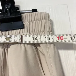 Abercrombie & Fitch Traveler Apres pant with jogger style bottom in cream L thumbnail 10