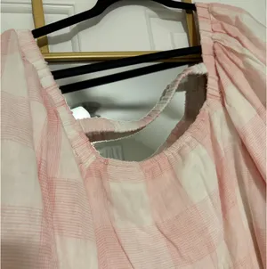 Boutique Pink Plaid Long Sleeve Dress thumbnail 3