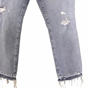 Free People We The Free Raw Hem High Rise Straight Leg Jeans Women’s Size 30 thumbnail 3
