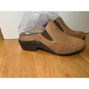 Ariat Shoes Womens Size 6 Brown Leather Mule Clog Slip On Comfort Heel Casual thumbnail 4