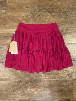 NWT! Blogilates Target X Popflex Viral Taylor Swift Ballerina Skort Burgundy Size Large thumbnail 8
