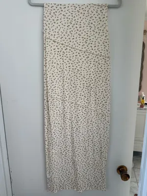 Edikted Maxi Dress Floral Cream Pattern thumbnail 4