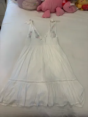 Jessica Simpson White Embroidered Dress Mini thumbnail 4