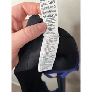 Brooks Womens XL Fineform Crossback Sports Bra Navy Blue thumbnail 6