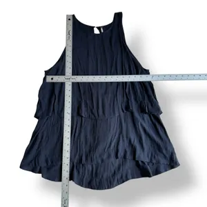 Free People Tank Layers in Love Tunic Top Womens Size M‎ Navy Blue Boho thumbnail 3