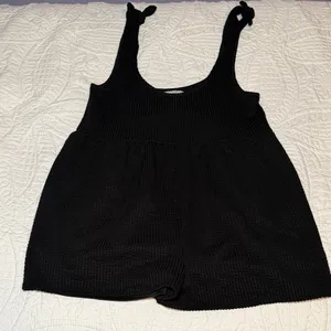 Urban Outfitters Black Sleeveless Romper thumbnail 1