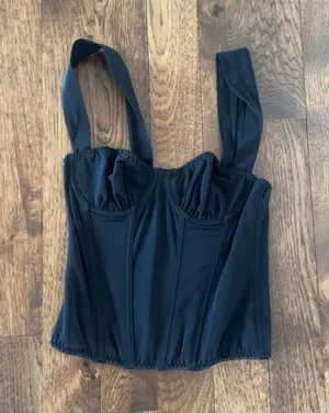 Corset top Black thumbnail 1