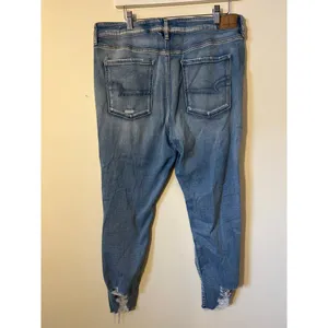 American eagle 18 short comfort stretch waistband medium wash hi rise jegging thumbnail 3