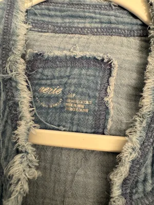 Aerie Button Down Top Gauzy thumbnail 2