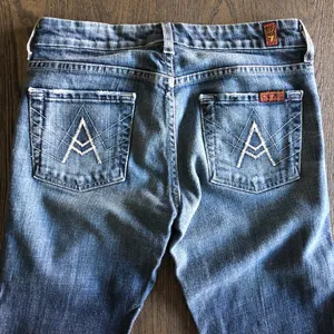 “A” Pocket Flare Jeans. Size 25 thumbnail 5