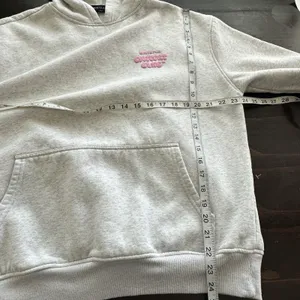 White Fox Comfort Club Hoodie S/M White Mist Pink Logo Oversized Pullover Fleece thumbnail 8