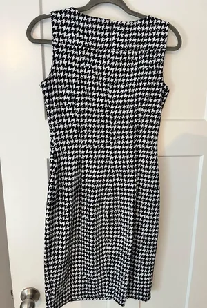 Calvin Klein Sheath Dress Houndstooth thumbnail 3