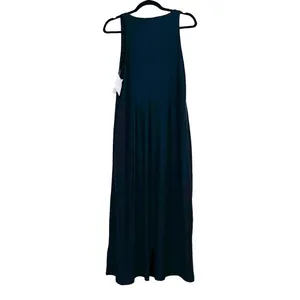 NWT BEYOND YOGA Featherlight Dark Gray Maxi Dress Sz L thumbnail 4