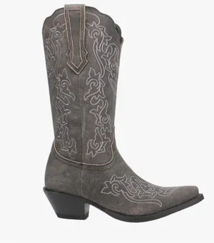 Dingo Flirty N' Fun Embroidered Cowboy Boots Mid Calf Mid Heel thumbnail 1