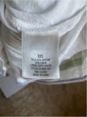 Mi Ami Linen Halter Mini Dress XXS Coastal Cottagecore Quiet Luxury Preppy Beach thumbnail 7