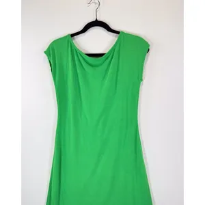 FP Beach Womens Dress Green Rosalia Low Back Mini Short Sleeve A Line Medium thumbnail 6
