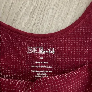 Bke Red Sleeveless Knit Top thumbnail 2