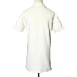 Reformation Hampton Sweat Mini Dress White Organic Cotton Fleece Half Zip XS thumbnail 4