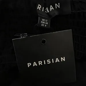 NWT Parisian Dark Romantic Ruched Button Crop Top Black Goth Bell Sleeve Size 8 thumbnail 5
