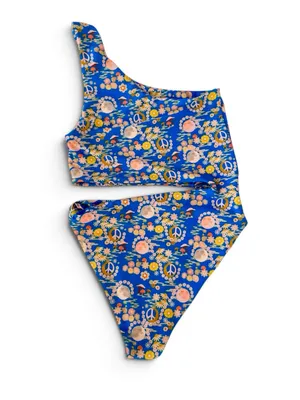 Skatie Humboldt Nicole Boho Hippie One Piece Swimsuit Size Medium thumbnail 3