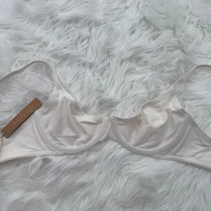Skims Cotton Logo Demi Bra Marble Size 32C thumbnail 7