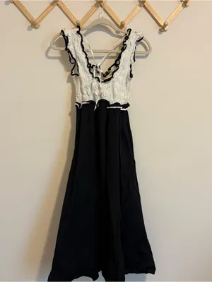 Free People Tovi Smocked Midi Dress size XS thumbnail 9