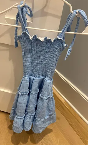 house of wallace blue sundress thumbnail 1